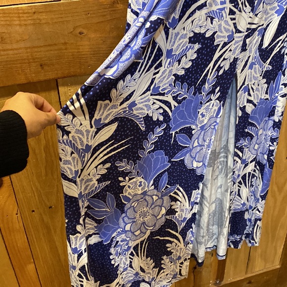 Soma blue white floral Maxi - Picture 3 of 6